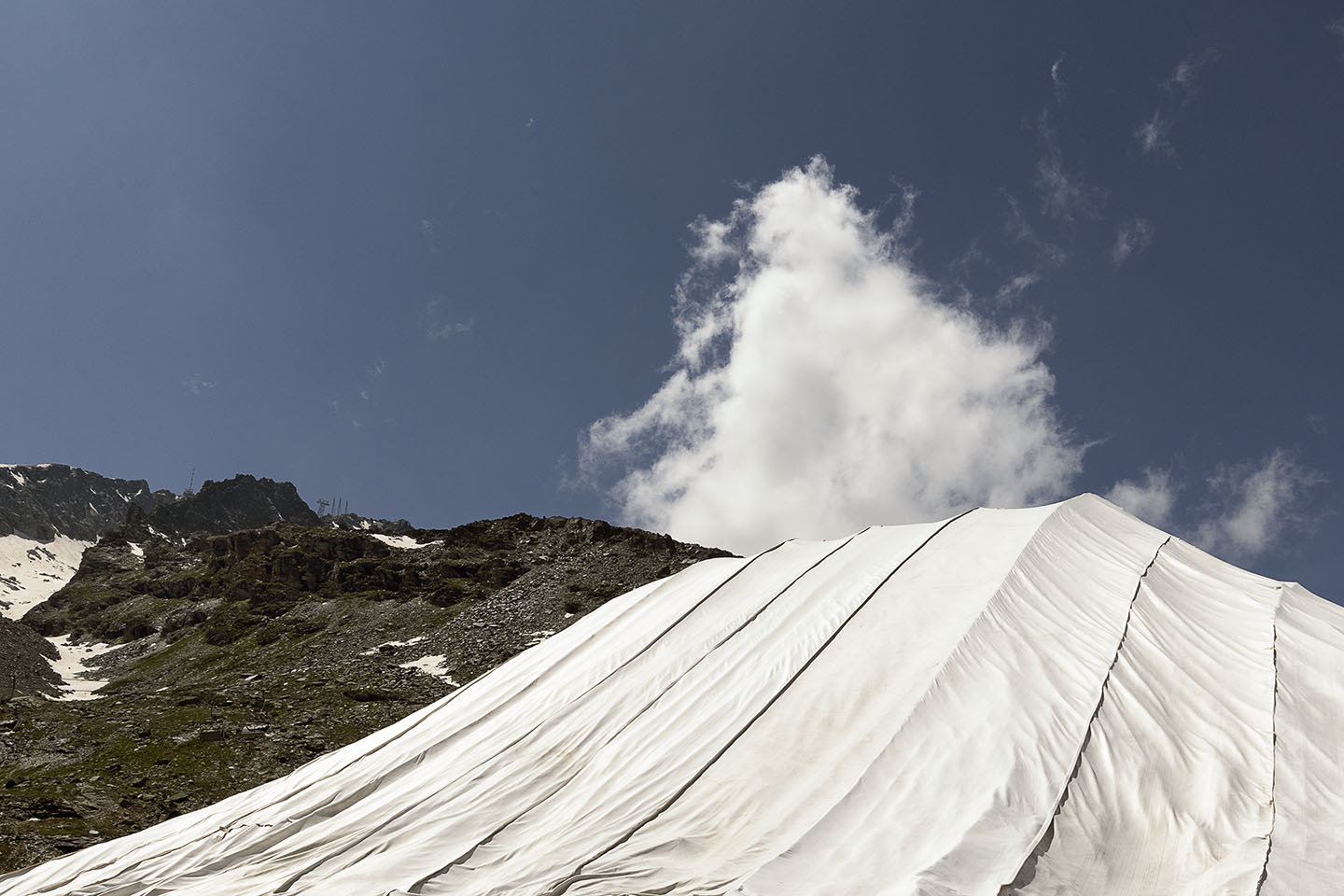 Dosenschnee am Corvatsch